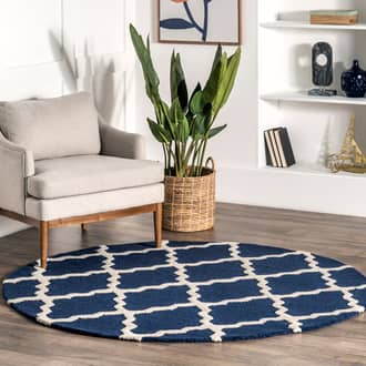 8' Moroccan Trellis Rug secondary image