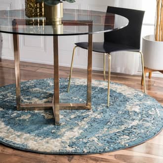 5' 3" Distressed Foggy Medallion Rug secondary image