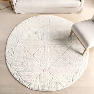 6' Shafali Tiled Trellis Rug secondary image