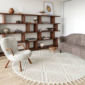 8' Balboa Textured Tile Rug secondary image