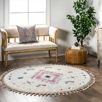 6' Kenzie Carved Shag Rug secondary image