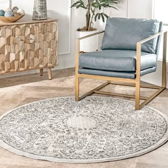 8' Honeycomb Labyrinth Rug secondary image