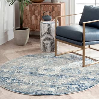 5' Distressed Persian Rug secondary image