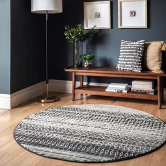 Banded Abacus And Stripes Rug secondary image