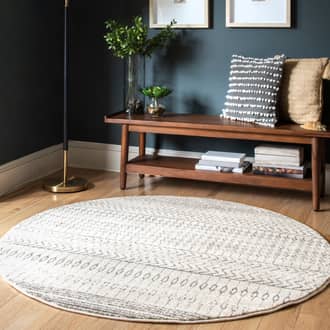 5' Banded Abacus And Stripes Rug secondary image