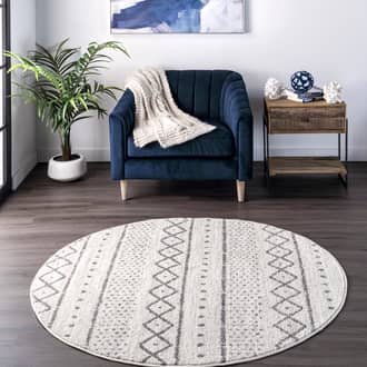 Striped Geometric Rug secondary image