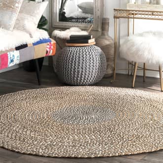 6' Braided Jute Rug secondary image