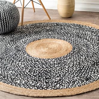 6' Jute and Cotton Token Rug secondary image