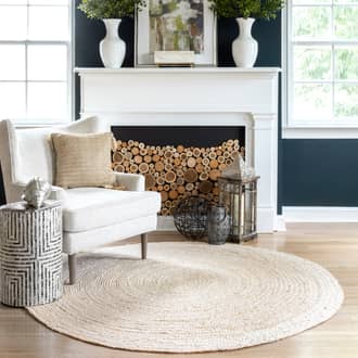 7' Jute Braided Rug secondary image