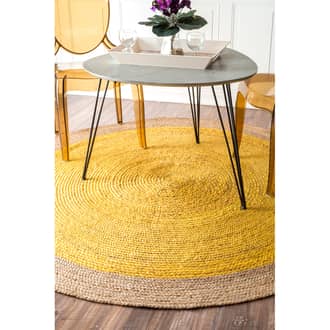 4' Jute Simple Border Rug secondary image