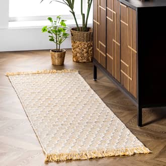 2' x 6' Hive Fringed Rug secondary image