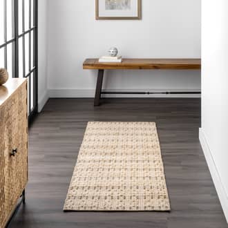 2' x 6' Pinstriped Jute Rug secondary image