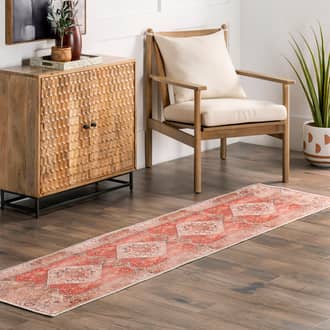 2' x 8' Hannah Medallion Washable Rug secondary image