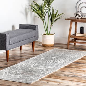 Rugs USA Gray Cragford Ellen Rippled Abstract rug - Contemporary Runner 2