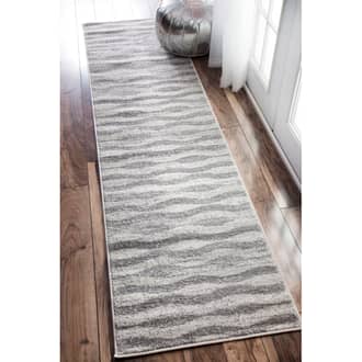 2' 6" x 12' Geometric Waves Rug secondary image