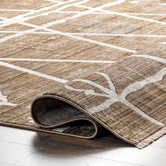 Rugs USA Beige Meadows Autumn Distressed Trellis rug - Contemporary Runner