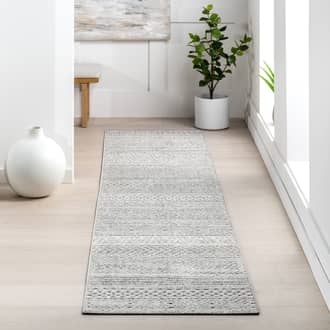 Textured Banded Indoor/Outdoor Rug secondary image