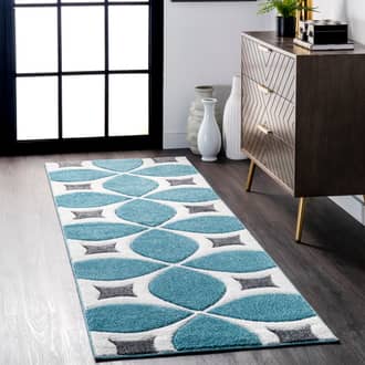 Rugs USA Baby Blue Radiante Mod Trellis rug - Contemporary Runner 2 6 x
