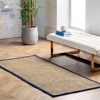 2' 6" x 6' Seagrass with Border Rug secondary image