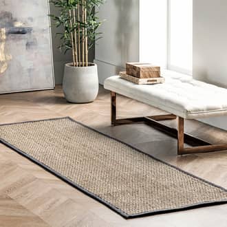 2' 6" x 8' Seagrass with Border Rug secondary image