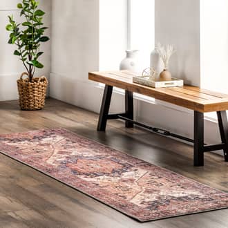 Timeworn Medallion Printed Rug secondary image