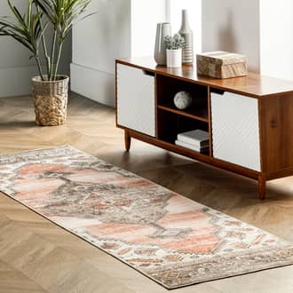2' 6" x 8' Native Iris Medallion Washable Rug secondary image