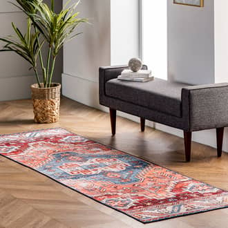 Oriental Medallion Washable Rug secondary image