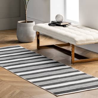 2' 6" x 10' Regency Stripes Washable Rug secondary image