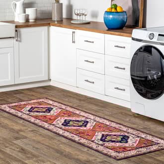 2' 6" x 8' Tribal Medallion Washable Rug secondary image