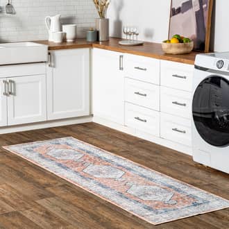 2' 6" x 8' Vintage Medallion Washable Rug secondary image