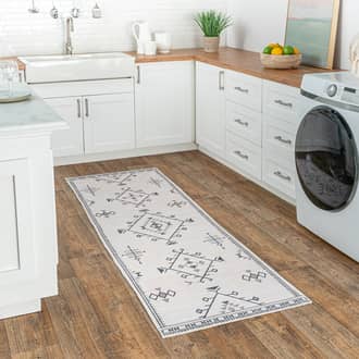2' 6" x 10' Poppy Persian Washable Rug secondary image