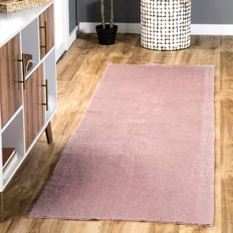 2' 6" x 8' Washable Solid Shag Rug secondary image