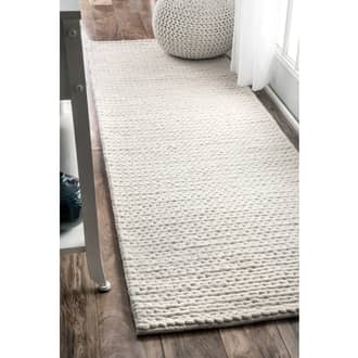 2' 6" x 6' Softest Knit Wool Rug secondary image