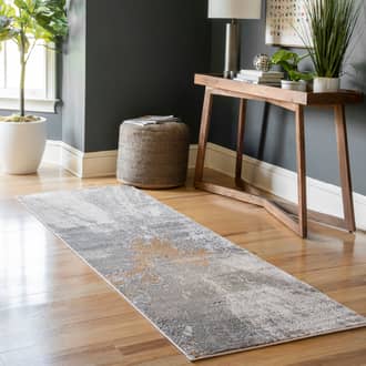 2' 6" x 10' Splatter Abstract Rug secondary image