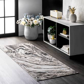 2' x 6' Marbling Art Rug secondary image