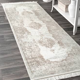 Withering Medallion Fringe Rug secondary image