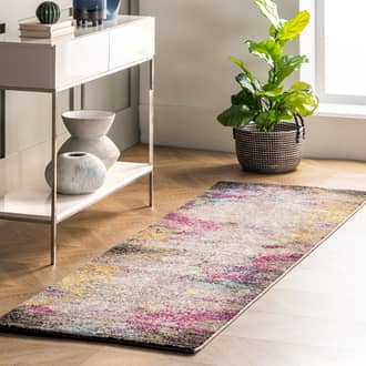 2' 5" x 8' Smoke Clouds Abstract Rug secondary image