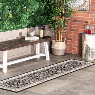 Floral Medallion Indoor/Outdoor Rug secondary image