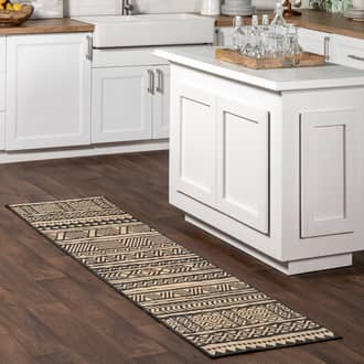 2' x 8' Striped Banded Indoor/Outdoor Rug secondary image