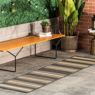 2' x 8' Romy Striped Indoor/Outdoor Rug secondary image