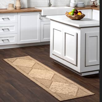 2' x 8' Lizzie Diamond Indoor/Outdoor Rug secondary image