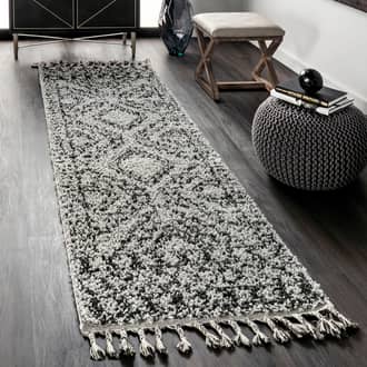 2' 6" x 16' Moroccan Tasseled Rug secondary image