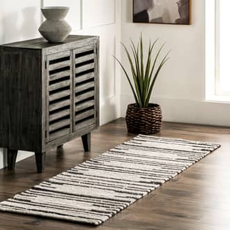 Frannie Striped Modern Rug secondary image