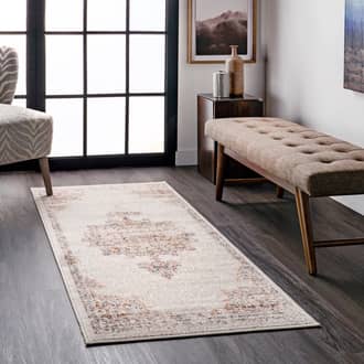 2' 6" x 8' Faded Sun Medallion Rug secondary image