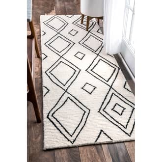 Moroccan Diamond Wool Rug secondary image