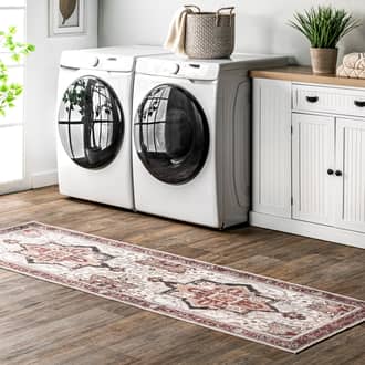 2' 6" x 8' Bloom Medallion Washable Rug secondary image