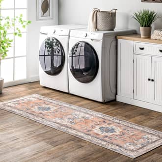 2' 6" x 8' Fading Oriental Washable Rug secondary image