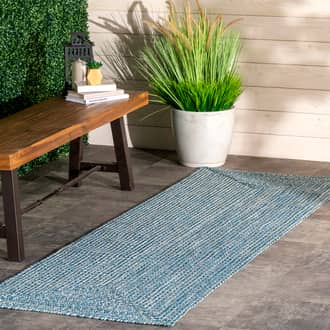 2' 6" x 8' Handmade Braided Indoor/Outdoor Rug secondary image
