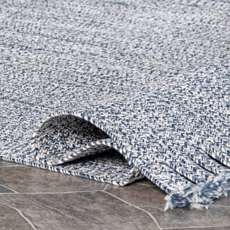 2' 6" x 12' Ashen Braided Tassel Indoor/Outdoor Rug secondary image