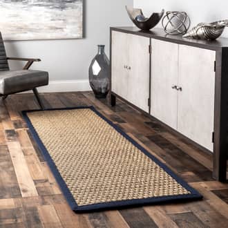2' 6" x 6' Checker Weave Seagrass Rug secondary image